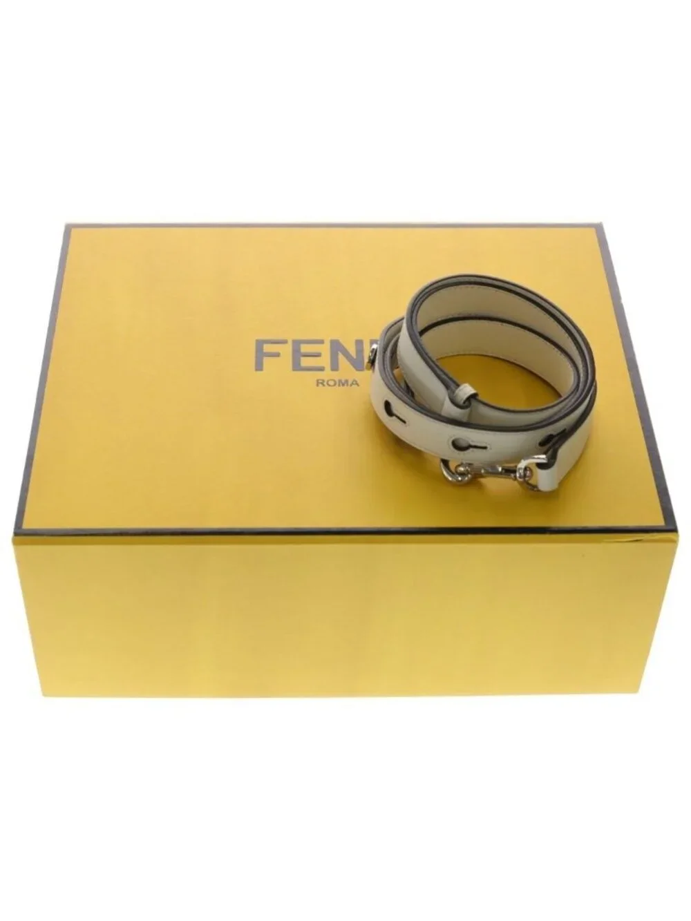 Fendi by the Way Leather 2-Way Shoulder Bag White